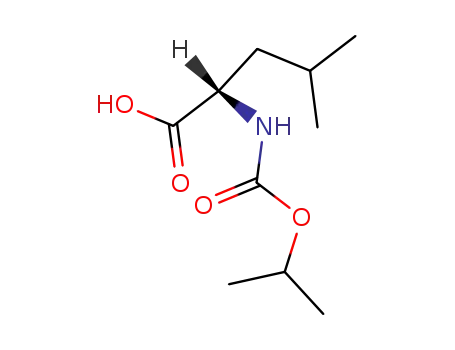 (2S)-4-methyl-2-isopropoxycarbonylaminopentanoic acid