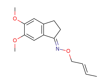 5,6-dimethoxyindan-1-one oxime O-crotyl ether