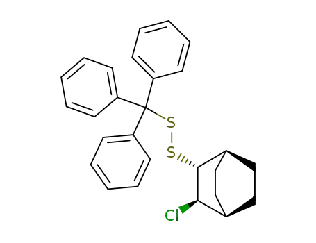 endo-2-chloro-exo-1-(triphenylmethyldithio)bicyclo<2.2.2>octane