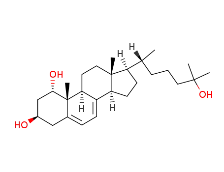 Molecular Structure of 61954-91-4 ((1alpha,3beta)-cholesta-5,7-diene-1,3,25-triol)