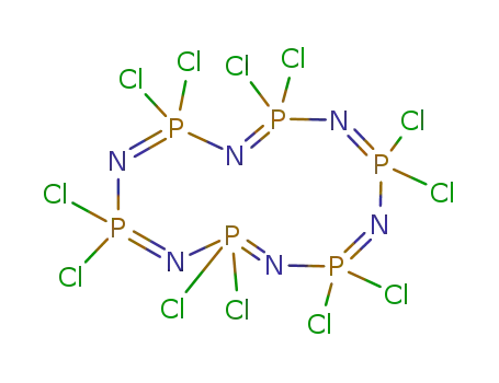 Molecular Structure of 2851-52-7 (2,2,4,4,6,6,8,8,10,10,12,12-dodecachloro-2lambda~5~,4lambda~5~,6lambda~5~,8lambda~5~,10lambda~5~,12lambda~5~-cyclohexaphosphaza-1,3,5,7,9,11-hexaene)