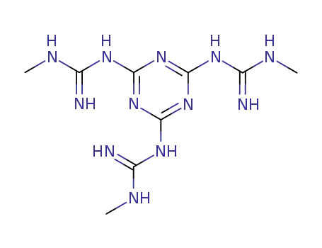 2,4,6-tris(3-methylguanidino)-1,3,5-triazine