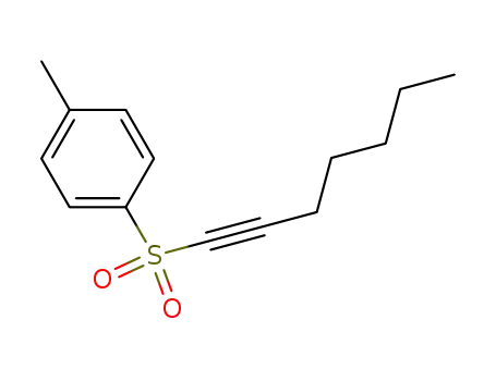 Molecular Structure of 82721-81-1 (Benzene, 1-(1-heptynylsulfonyl)-4-methyl-)