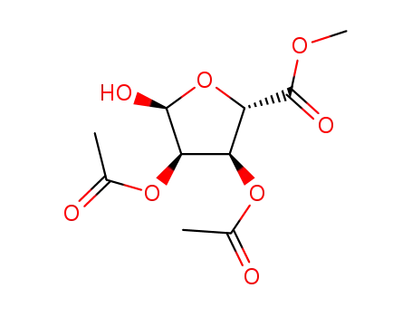 (2S,3S,4R,5S)-3,4-Diacetoxy-5-hydroxy-tetrahydro-furan-2-carboxylic acid methyl ester
