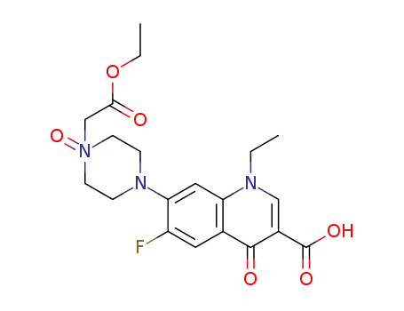 7-(4-Ethoxycarbonylmethyl-4-oxy-piperazin-1-yl)-1-ethyl-6-fluoro-4-oxo-1,4-dihydro-quinoline-3-carboxylic acid
