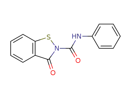 3-oxo-N-phenylbenzo[d]isothiazole-2(3H)-carboxamide