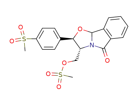 (2R,3S,9bRS)-3-(mesyloxymethyl)-2-<4-(methylsulphonyl)phenyl>-2,3-dihydrooxazolo<2,3-a>isoindol-5(9bH)-one
