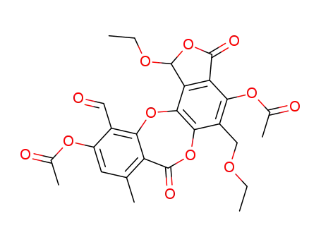 4,2'-di-O-acetyl-8',9'-di-O-ethylsalazinic acid