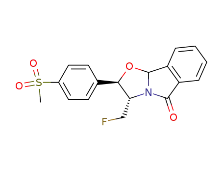 (2R,3S,9bRS)-3-fluoromethyl-2-<4-(methylsulphonyl)phenyl>-2,3-dihydrooxazolo<2,3-a>isoindol-5(9bH)-one