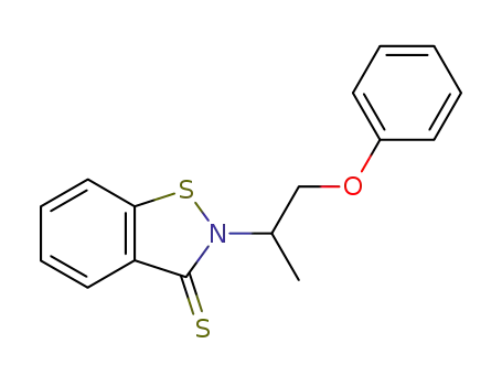 2-(1-Methyl-2-phenoxy-ethyl)-benzo[d]isothiazole-3-thione