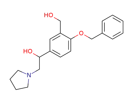 1-(4-Benzyloxy-3-hydroxymethyl-phenyl)-2-pyrrolidin-1-yl-ethanol