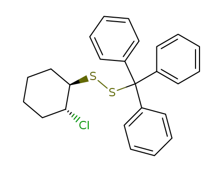 trans-2-chloro-1-(triphenylmethyldithio)cyclohexane
