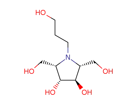 N-(3-Hydroxypropyl)-2,5-anhydro-2,5-imino-D-glucitol