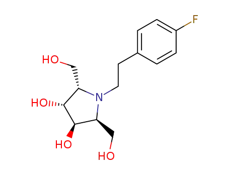 N-(4-Fluorophenethyl)-2,5-anhydro-2,5-imino-L-iditol