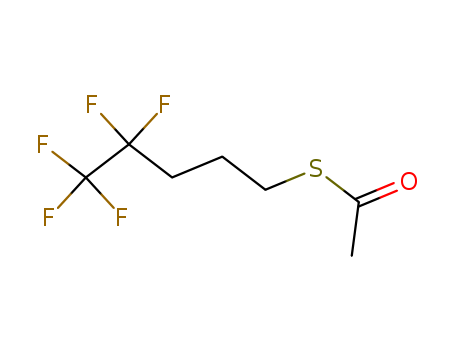 Ethanethioic acid, S-(4,4,5,5,5-pentafluoropentyl) ester