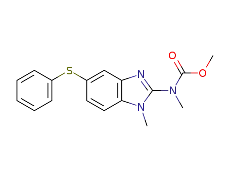 Methyl-(1-methyl-5-phenylsulfanyl-1H-benzoimidazol-2-yl)-carbamic acid methyl ester
