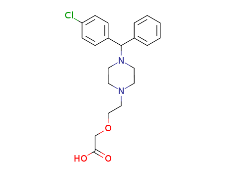 (R)-2-[2-[4-[(4-chlorophenyl)-phenyl-methyl]piperazin-1-yl]-ethoxy]acetic acid
