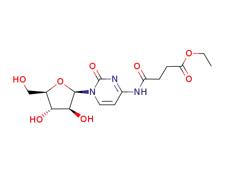 N-[1-((2R,3S,4S,5R)-3,4-Dihydroxy-5-hydroxymethyl-tetrahydro-furan-2-yl)-2-oxo-1,2-dihydro-pyrimidin-4-yl]-succinamic acid ethyl ester