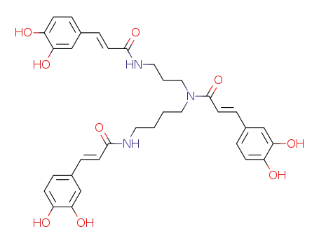 N1,N5,N10-(E)-tricaffeoylspermidine