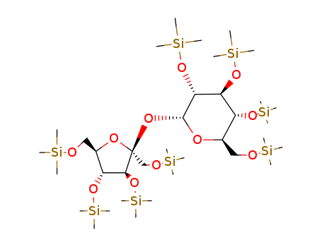 a-D-Glucopyranoside,1,3,4,6-tetrakis-O-(trimethylsilyl)-b-D-fructofuranosyl2,3,4,6-tetrakis-O-(trimethylsilyl)-