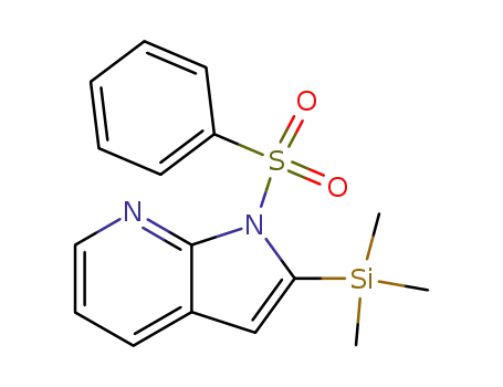 1-(phenylsulfonyl)-2-(trimethylsilyl)-1H-pyrrolo[2,3-b]pyridnie