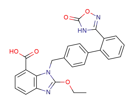 ２－エトキシ－１－｛［２’－（５－オキソ－４，５－ジヒドロ－１，２，４－オキサジアゾール－３－イル）ビフェニル－４－イル］メチル｝－１Ｈ－ベンゾイミダゾール－７－カルボン酸