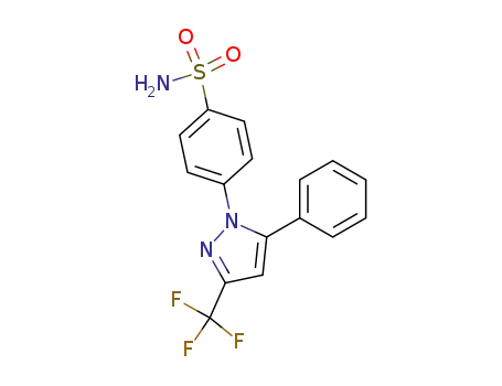 4-(5-phenyl-3-(trifluoromethyl)-1H-pyrazol-1-yl) benzenesulfonamide