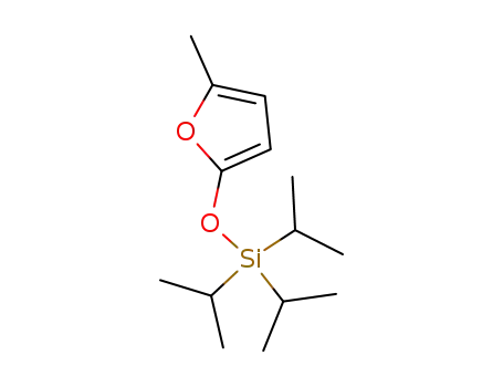 Molecular Structure of 203131-20-8 (Silane, tris(1-methylethyl)[(5-methyl-2-furanyl)oxy]-)