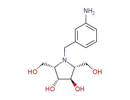 (2S,3R,4R,5R)-1-(3-Amino-benzyl)-2,5-bis-hydroxymethyl-pyrrolidine-3,4-diol