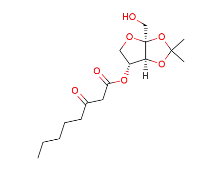 3-Oxo-octanoic acid (3aS,6R,6aS)-3a-hydroxymethyl-2,2-dimethyl-tetrahydro-furo[2,3-d][1,3]dioxol-6-yl ester
