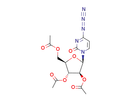 Acetic acid (2R,3S,4R,5R)-4-acetoxy-5-acetoxymethyl-2-(4-azido-2-oxo-2H-pyrimidin-1-yl)-tetrahydro-furan-3-yl ester