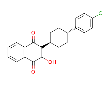 Molecular Structure of 95233-18-4 (Atovaquone)