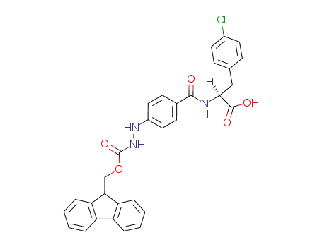 (S)-3-(4-Chloro-phenyl)-2-{4-[N'-(9H-fluoren-9-ylmethoxycarbonyl)-hydrazino]-benzoylamino}-propionic acid