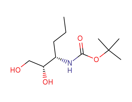 Carbamic acid, [(1S)-1-[(1S)-1,2-dihydroxyethyl]butyl]-,
1,1-dimethylethyl ester