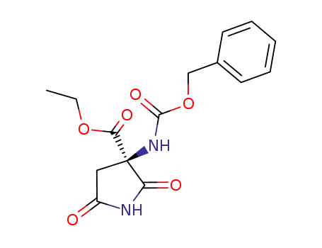 (R)-2-benzyloxycarbonylamino-2-ethoxycarbonylsuccinimide