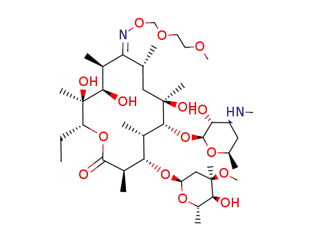 (E)-N-Demethylroxithromycin