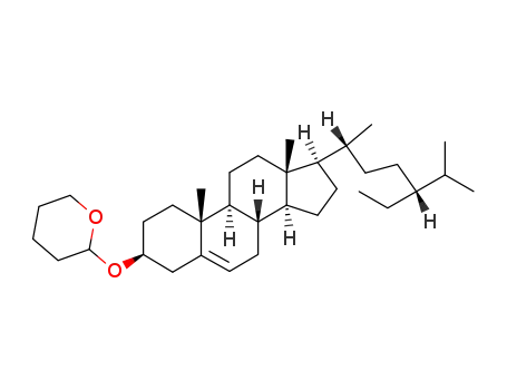 2-[(3S,8S,9S,10R,13R,14S,17R)-17-((1R,4R)-4-Ethyl-1,5-dimethyl-hexyl)-10,13-dimethyl-2,3,4,7,8,9,10,11,12,13,14,15,16,17-tetradecahydro-1H-cyclopenta[a]phenanthren-3-yloxy]-tetrahydro-pyran