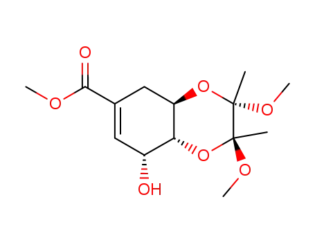 methyl (3R,4S,5R)-3-hydroxy-4,5-<(2S,3S)-2,3-dimethoxybutan-2,3-dioxy>-cyclohex-1-en-1-carboxylate