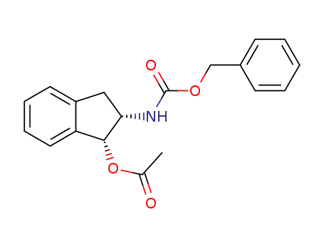 benzyl (1R,2S)-N-(2-acetoxyindan-1-yl)carbamate