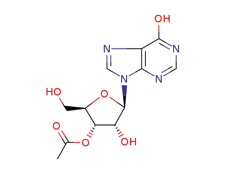 Acetic acid (2R,3S,4R,5R)-4-hydroxy-2-hydroxymethyl-5-(6-hydroxy-purin-9-yl)-tetrahydro-furan-3-yl ester