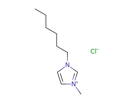 Molecular Structure of 171058-17-6 (1-Hexyl-3-methylimidazolium chloride)