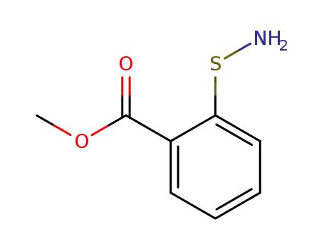 Molecular Structure of 94266-24-7 (methyl 2-(aminothio)benzoate)
