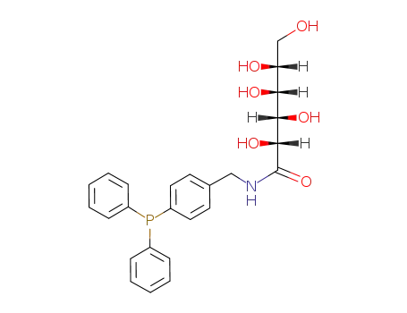 N-[(4-diphenylphosphinophenyl)methyl] D-gluconamide