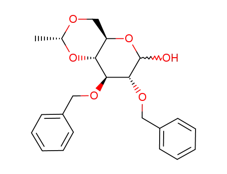 4,6-O-ethylidene-2,3-O-dibenzyl-D-glucose