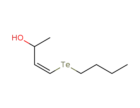 Molecular Structure of 835594-73-5 (3-Buten-2-ol, 4-(butyltelluro)-, (3Z)-)