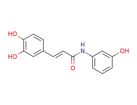 (E)-3-(3,4-dihydroxyphenyl)-N-(3-hydroxyphenyl)acrylamide