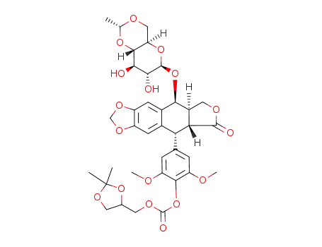4'-(2'',3''-isopropolideneglyceryl carbonoxy)-etoposide