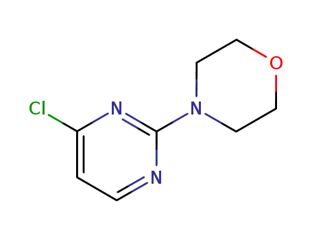 Molecular Structure of 24192-96-9 (4-(4-chloropyrimidin-2-yl)morpholine)