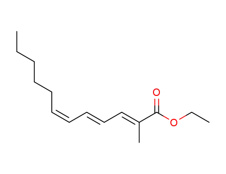 (2E,4E,6Z)-2-Methyl-dodeca-2,4,6-trienoic acid ethyl ester