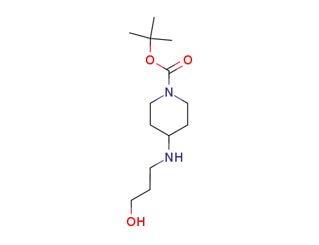 tert-butyl 4-[(3-hydroxypropyl)amino]piperidine-1-carboxylate